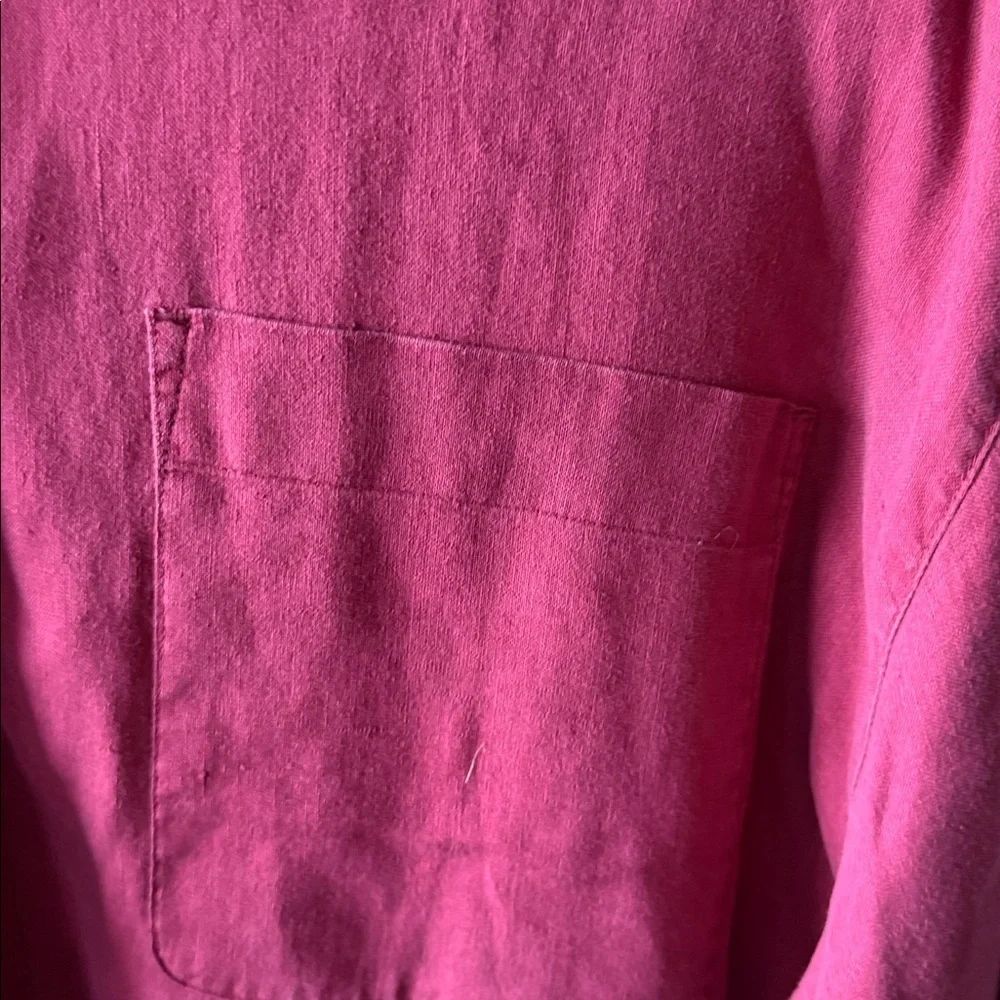 Eddie Bauer Linen Button-up Women’s Large - Picture 3 of 4